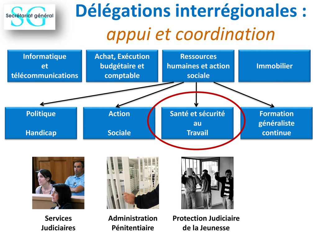 Délégations interrégionales : appui et coordination