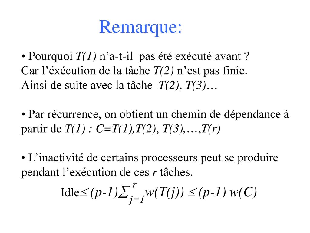 Algorithmique Parallele Ppt Telecharger