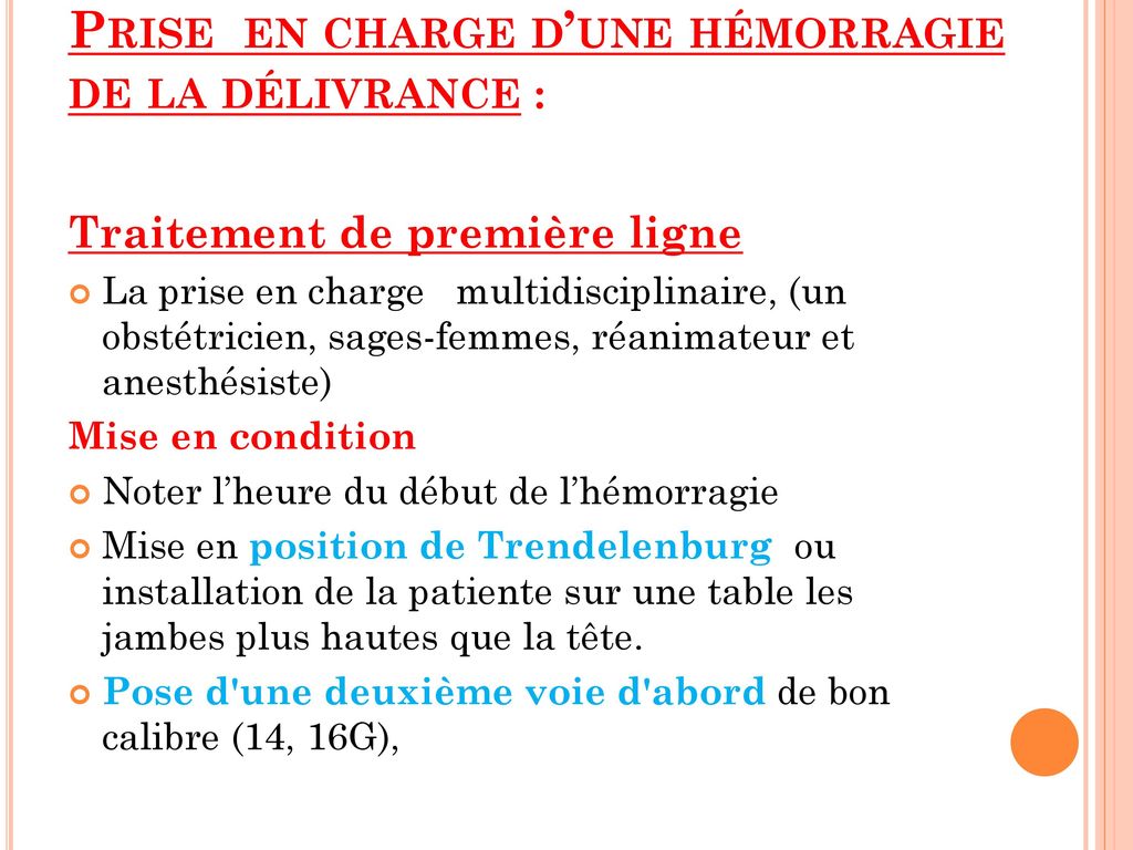 Hemorragie De La Delivrance Ppt Video Online Telecharger