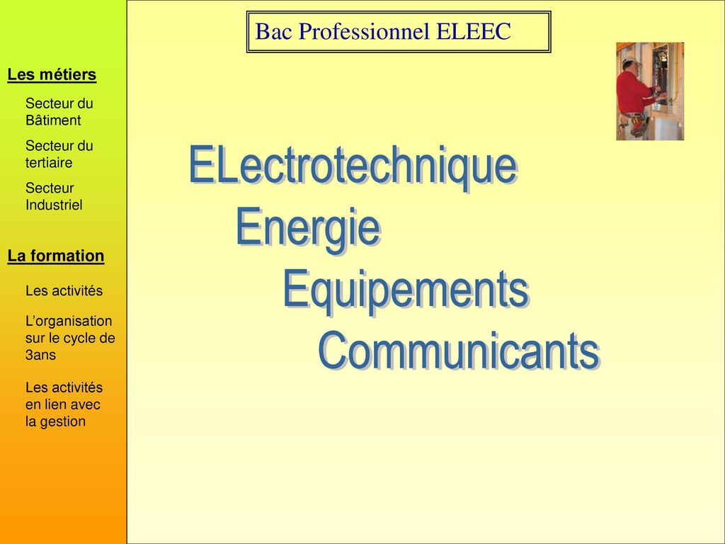ELectrotechnique Energie Equipements Communicants