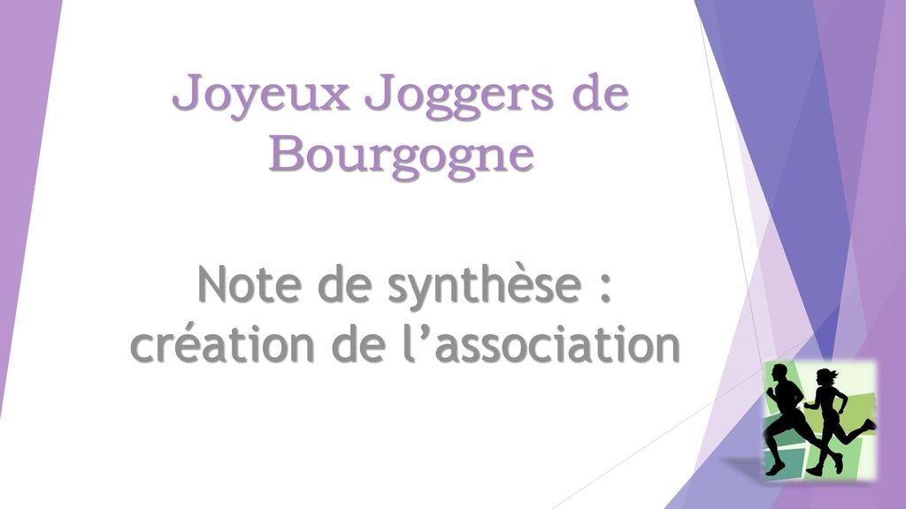 Joyeux Joggers de Bourgogne