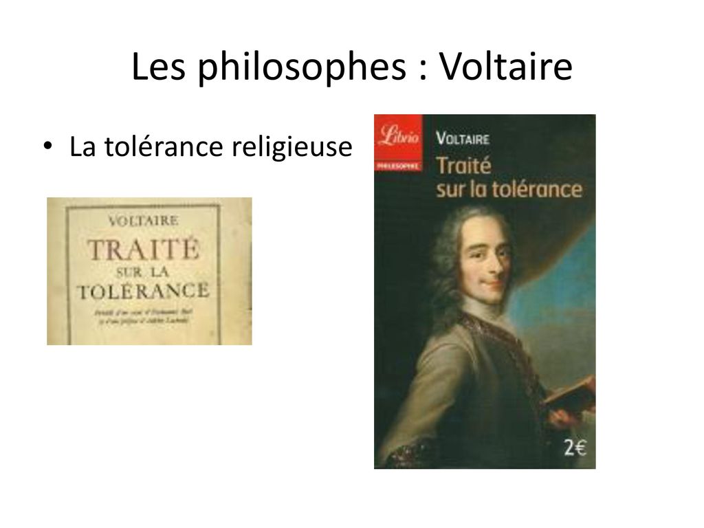 Les philosophes : Voltaire