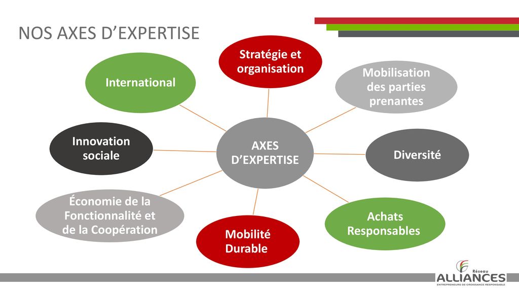 NOS AXES D’EXPERTISE AXES D’EXPERTISE Stratégie et organisation
