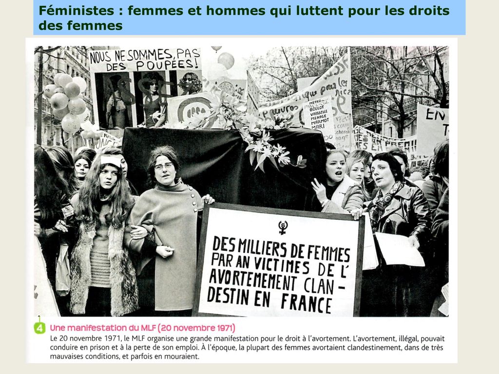 Féministes : femmes et hommes qui luttent pour les droits des femmes