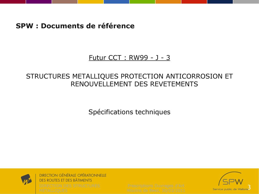 SPW : Documents de référence