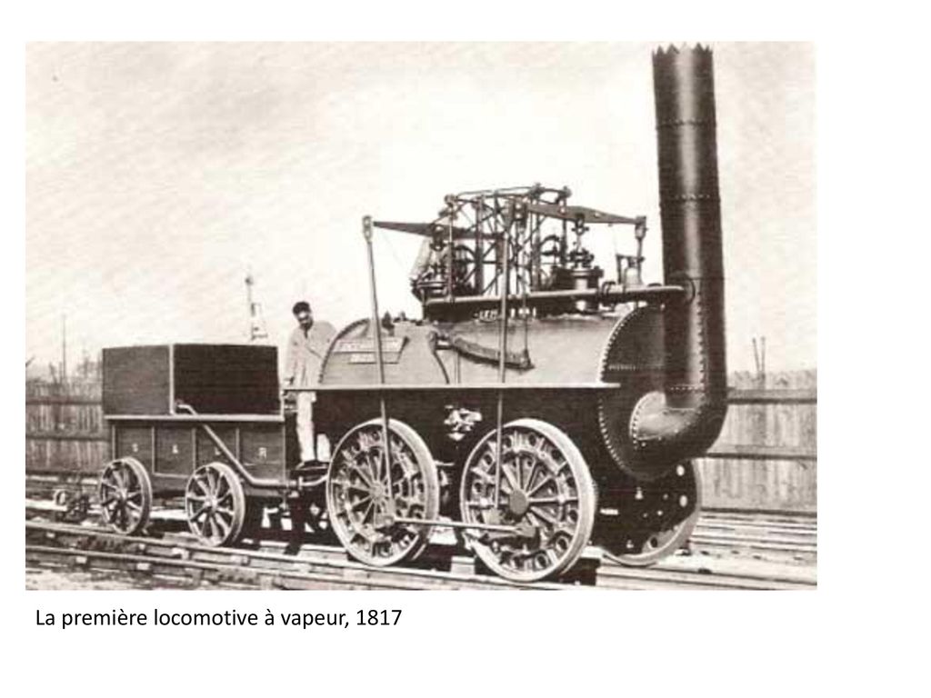 La première locomotive à vapeur, 1817