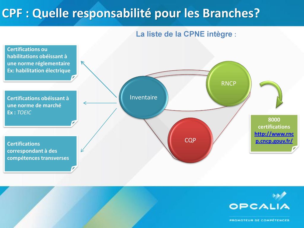 CPF : Quelle responsabilité pour les Branches