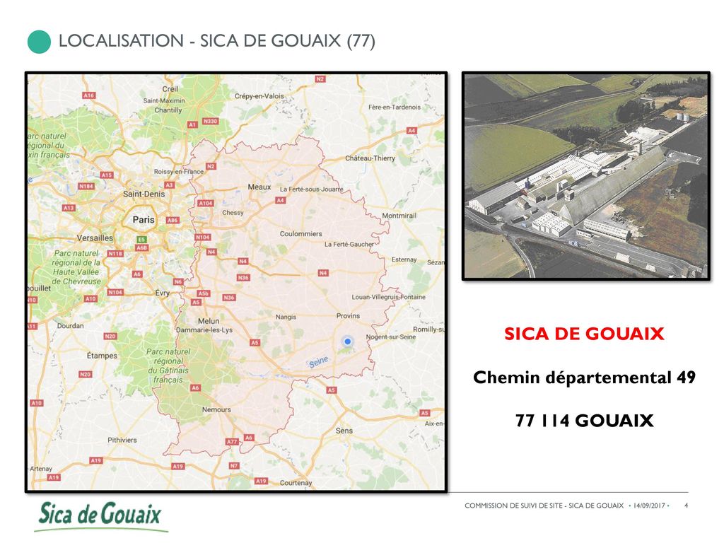 SICA DE GOUAIX Chemin départemental GOUAIX