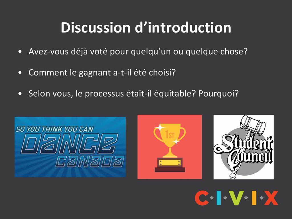 Discussion d’introduction