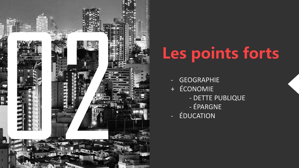 02 02 Les points forts GEOGRAPHIE + ÉCONOMIE - DETTE PUBLIQUE