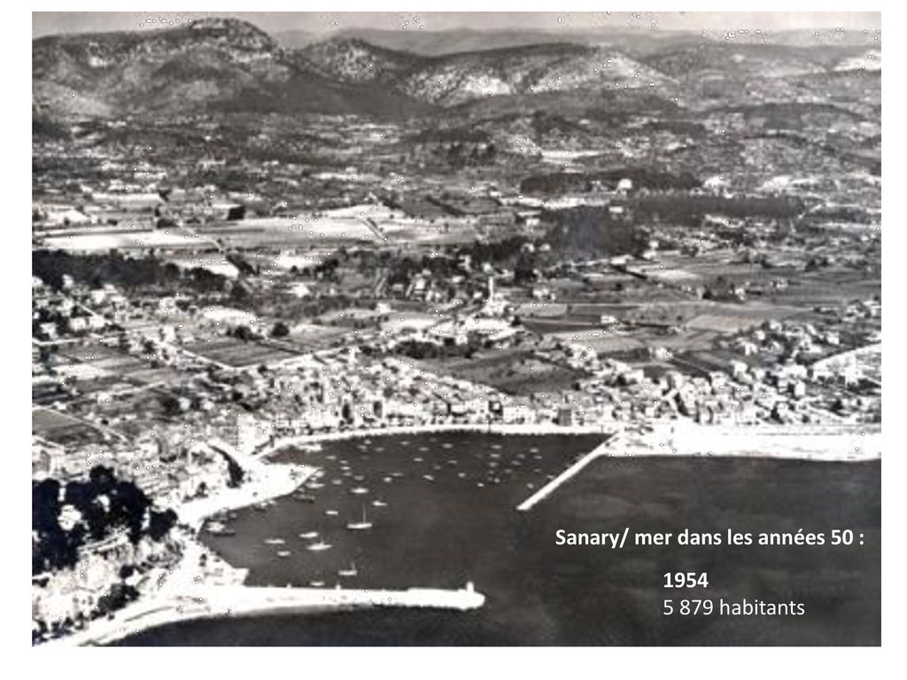 Sanary/ mer dans les années 50 :