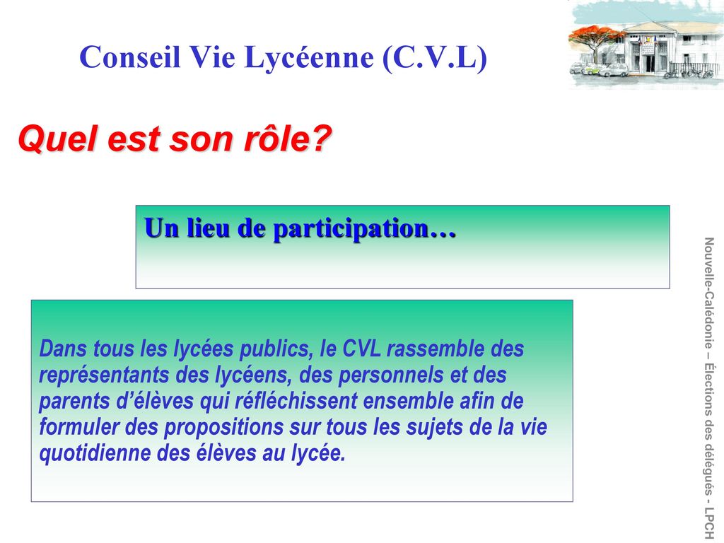 Conseil Vie Lycéenne (C.V.L)