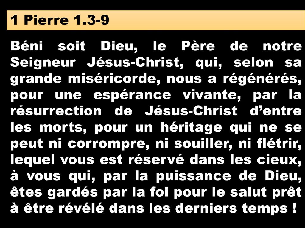 1 Pierre 1.3-9