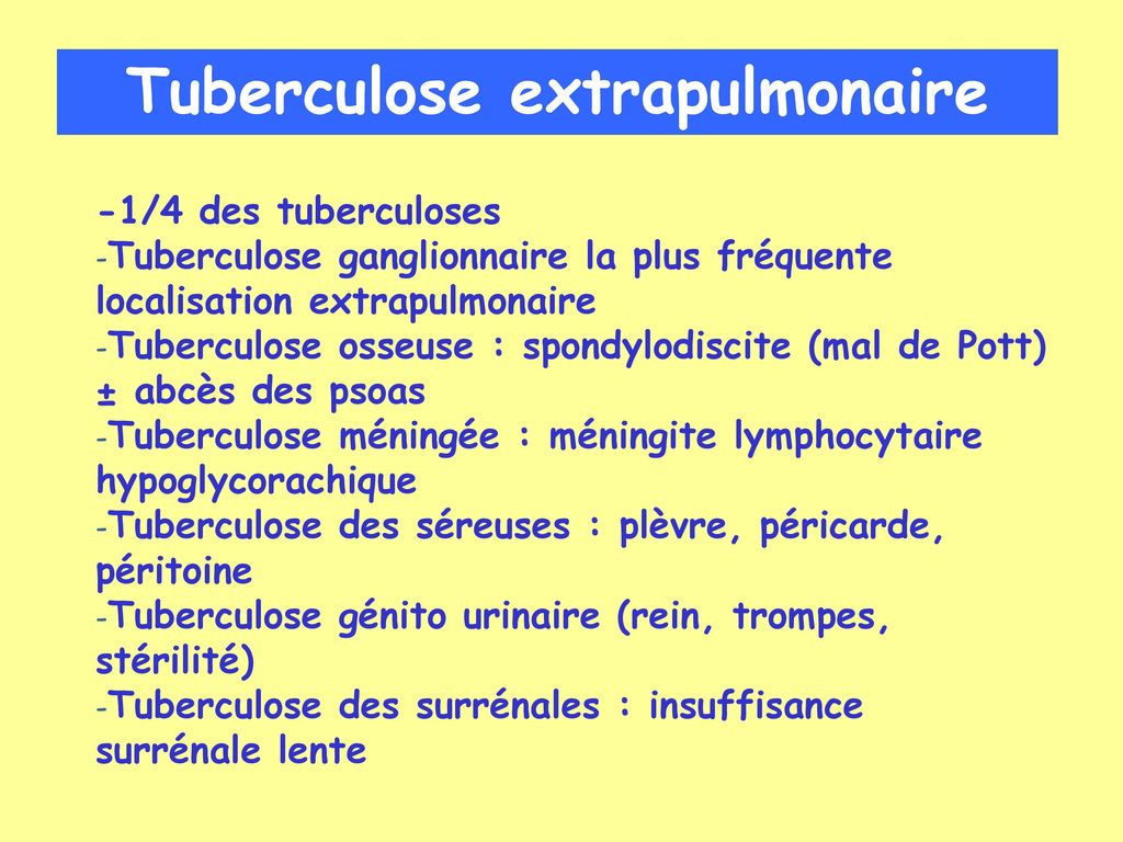 Tuberculose T Doco-Lecompte. - ppt télécharger