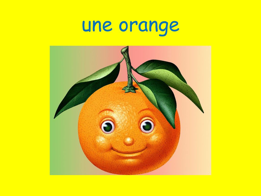 une orange