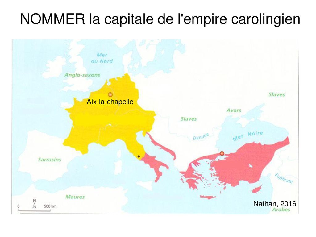 NOMMER la capitale de l empire carolingien