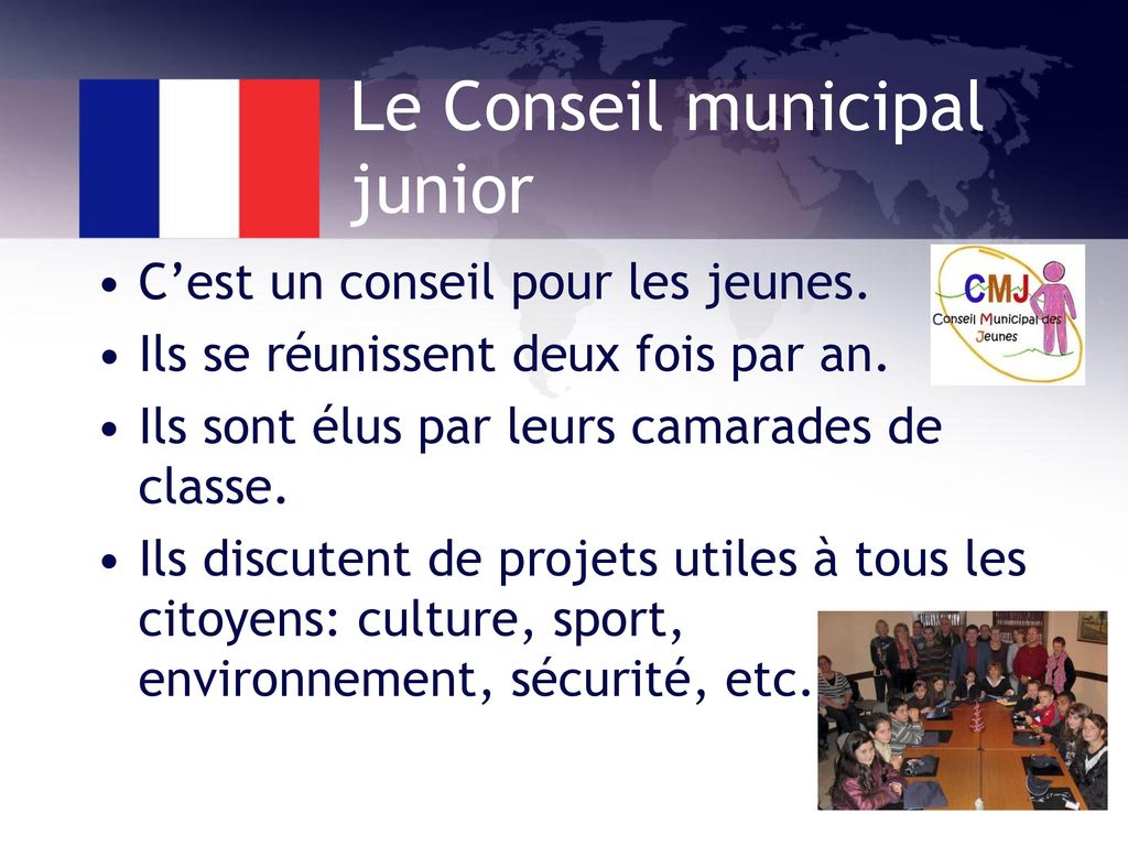 Le Conseil municipal junior