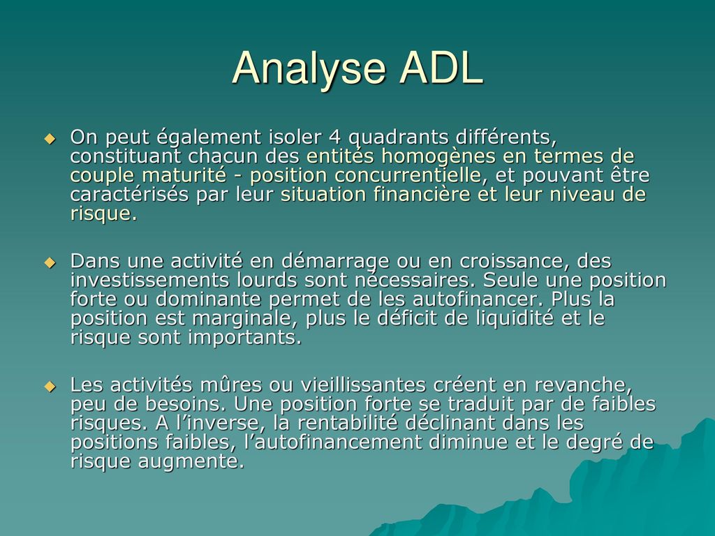 Analyse ADL