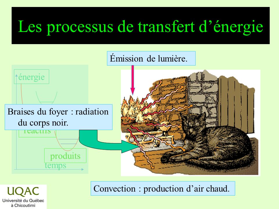 Les processus de transfert d’énergie