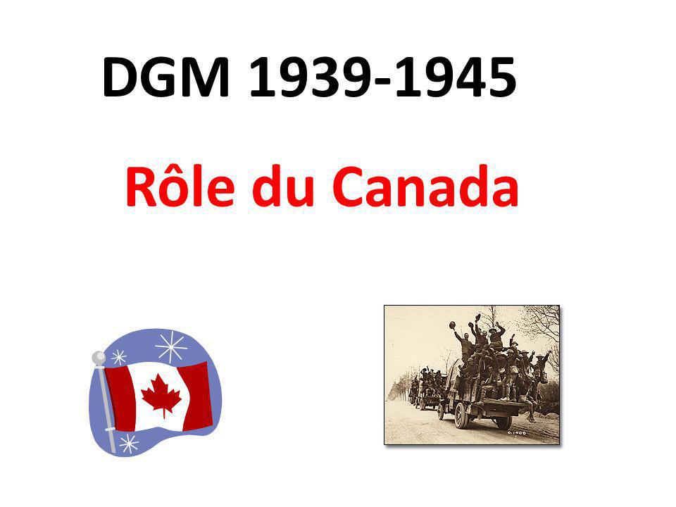 DGM Rôle du Canada