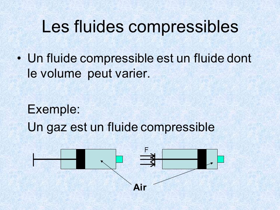 Les fluides compressibles