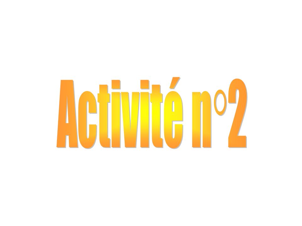 Activité n°2