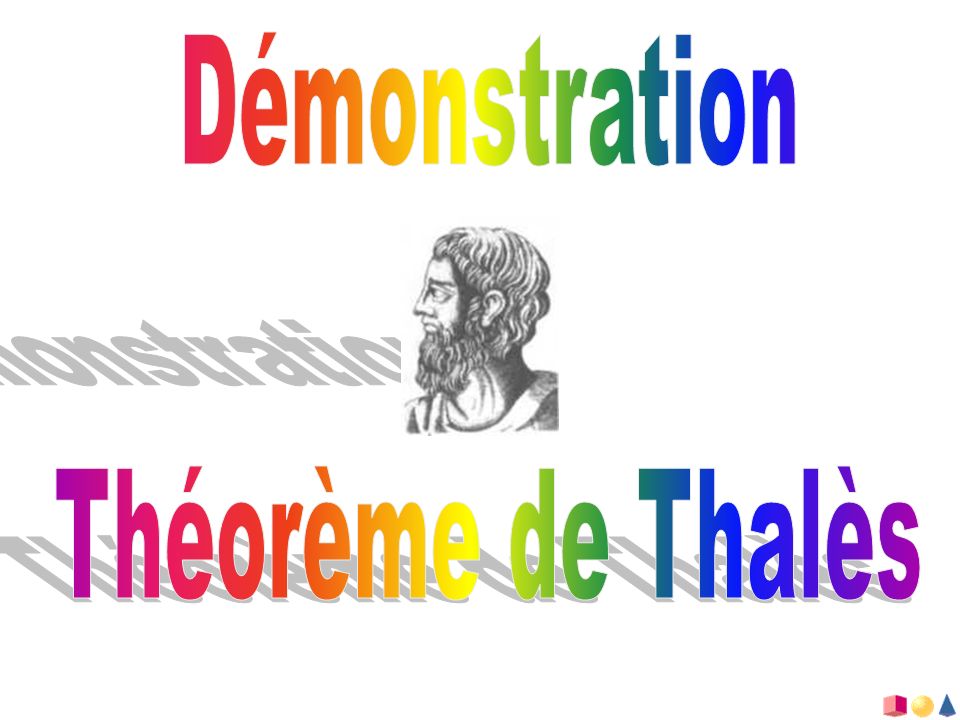 Démonstration Théorème de Thalès