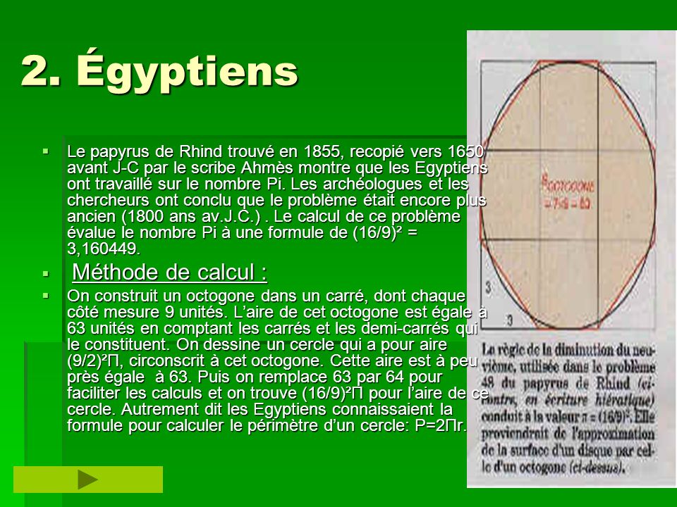 2. Égyptiens