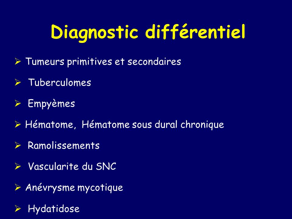 Diagnostic différentiel