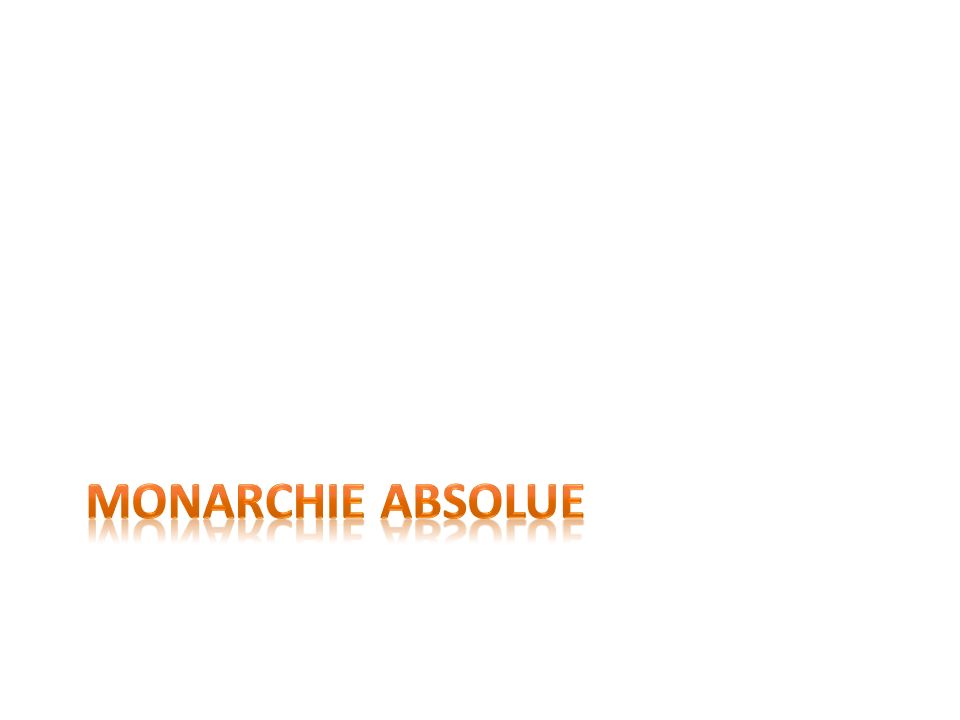 Monarchie absolue