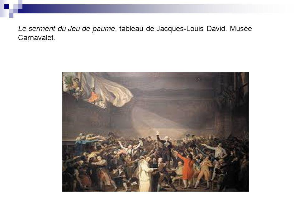 Le serment du Jeu de paume, tableau de Jacques-Louis David
