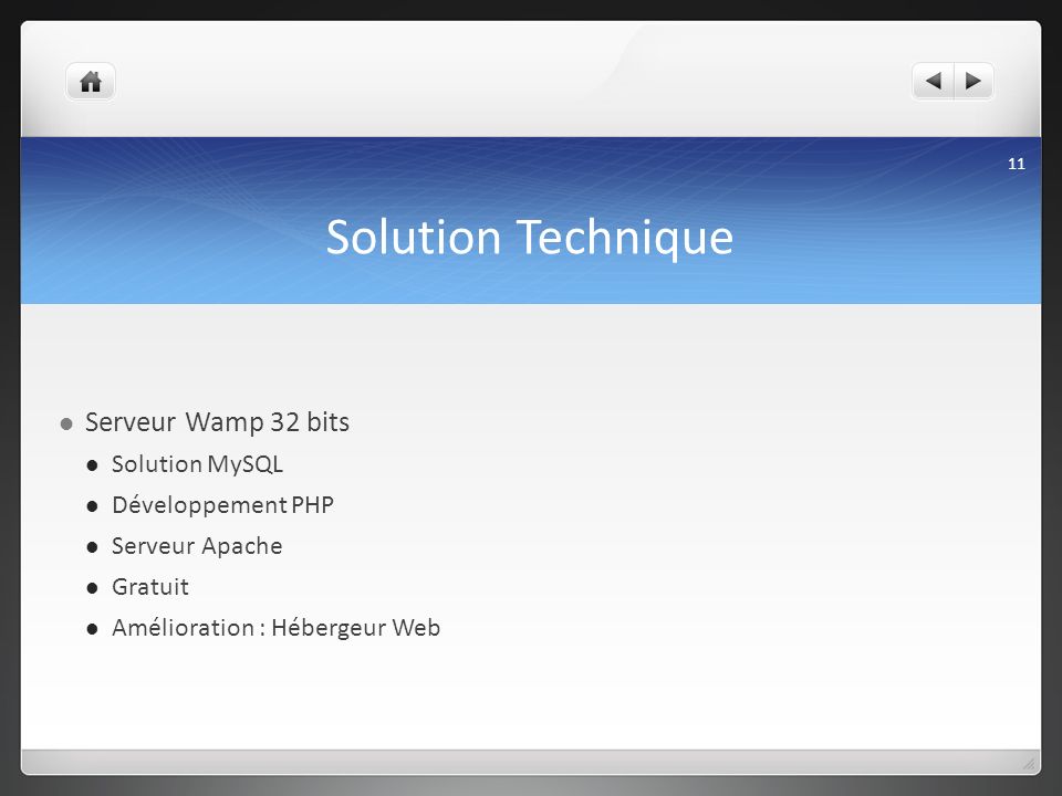 Solution Technique Serveur Wamp 32 bits Solution MySQL