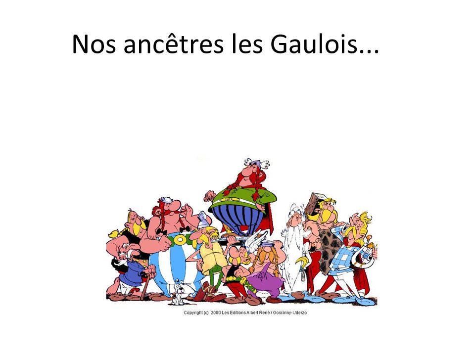 Nos ancêtres les Gaulois...