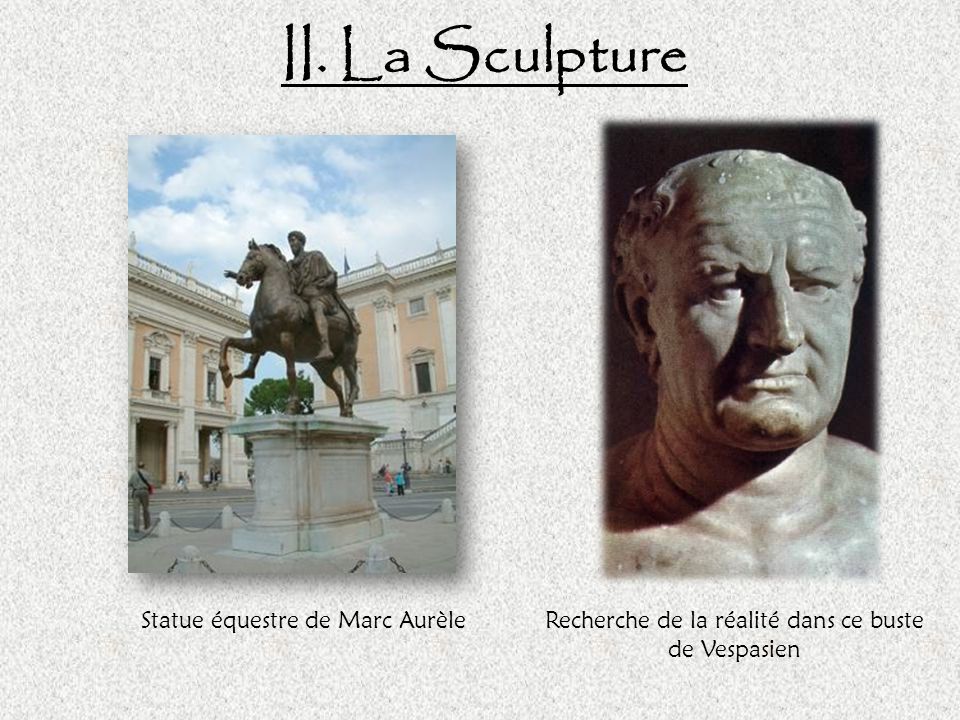 II. La Sculpture Statue équestre de Marc Aurèle