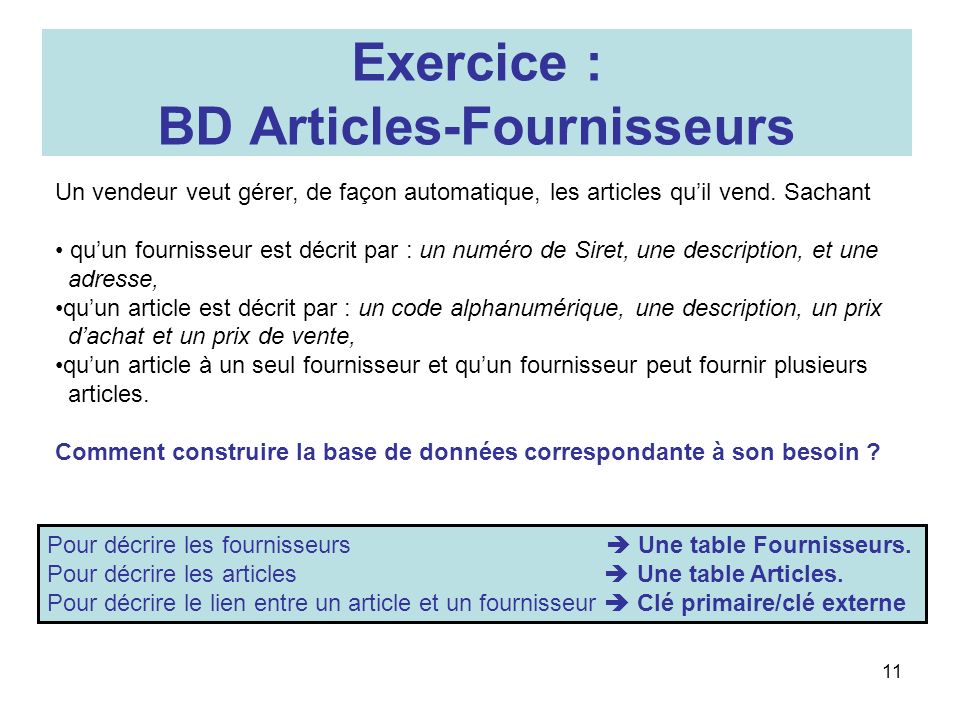 BD Articles-Fournisseurs