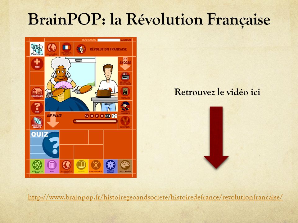 BrainPOP: la Révolution Française