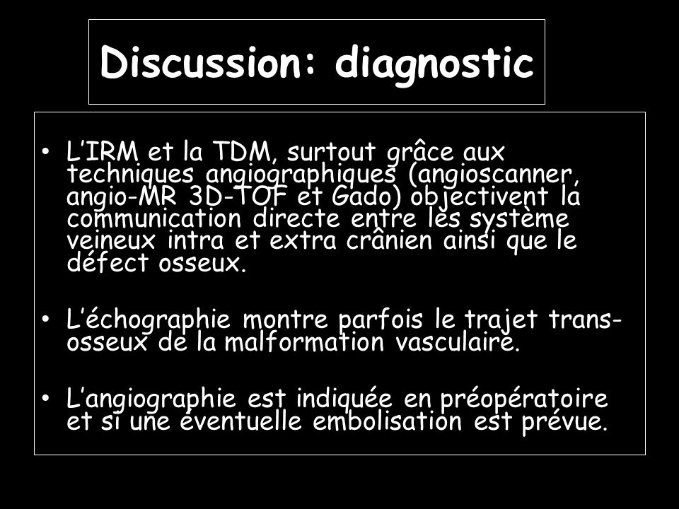 Discussion: diagnostic
