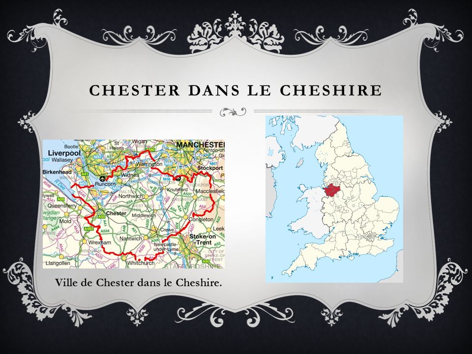 Chester dans le cheshire