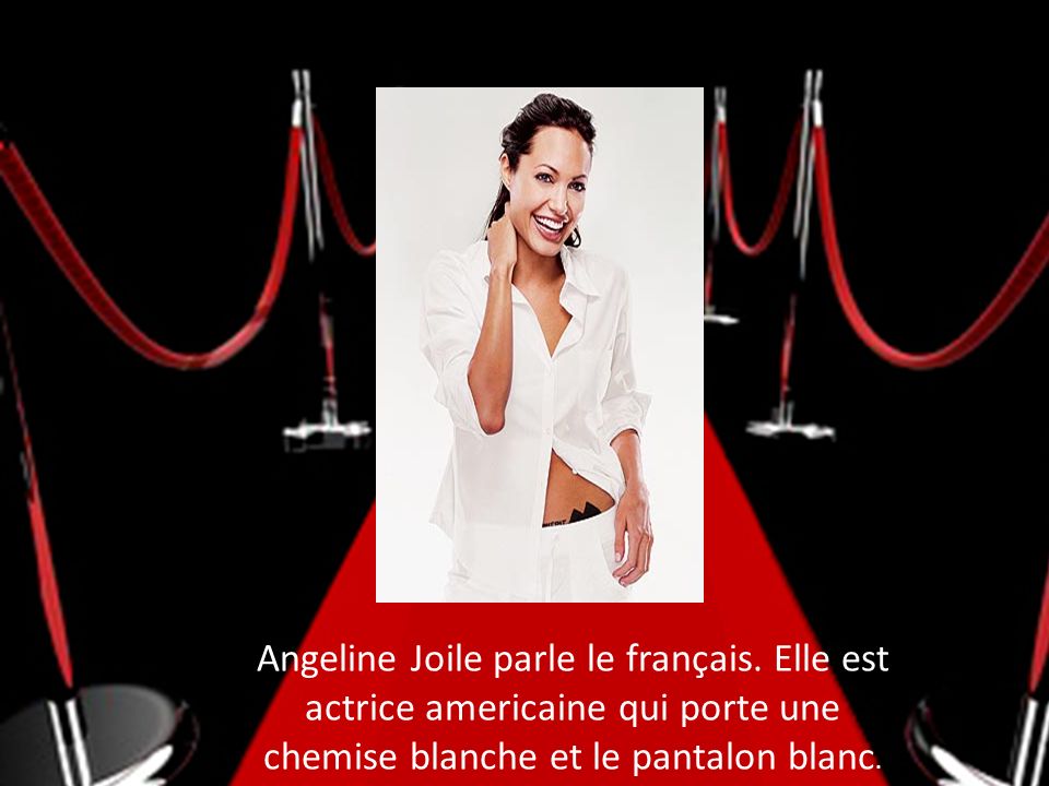 Angeline Joile parle le français