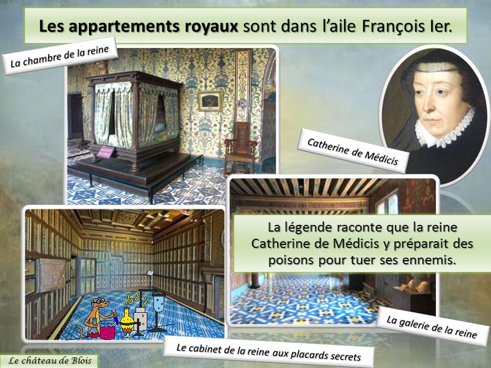 Les appartements royaux sont dans l’aile François Ier.