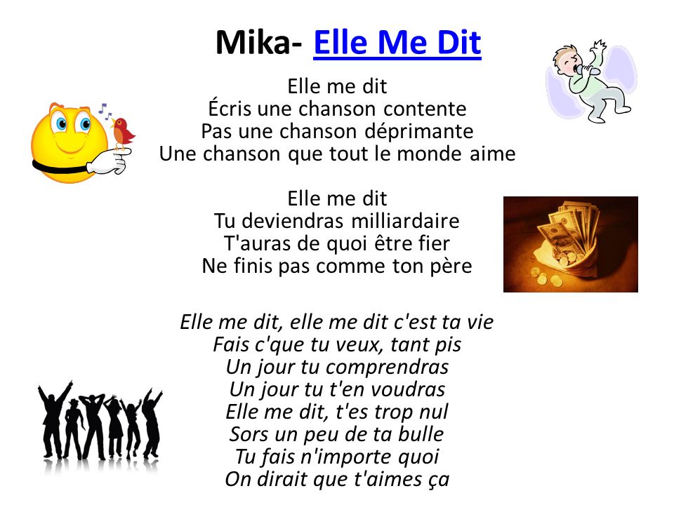 Mika- Elle Me Dit