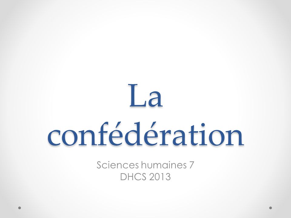 Sciences humaines 7 DHCS 2013