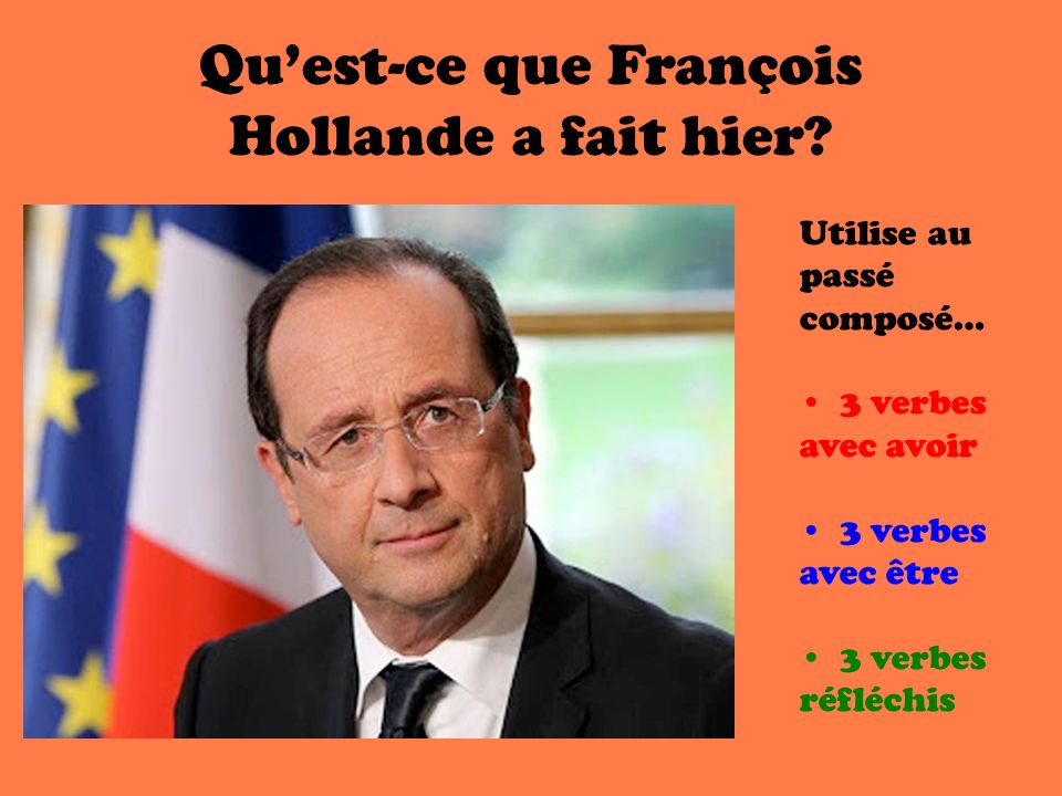 Qu’est-ce que François Hollande a fait hier