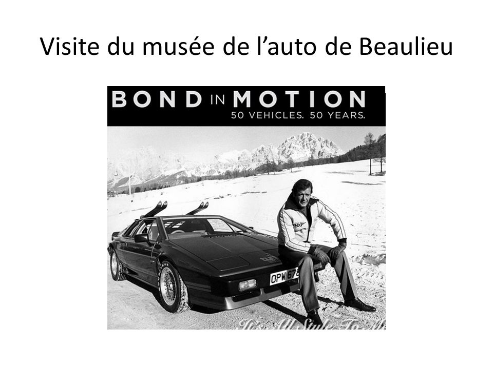 Visite du musée de l’auto de Beaulieu