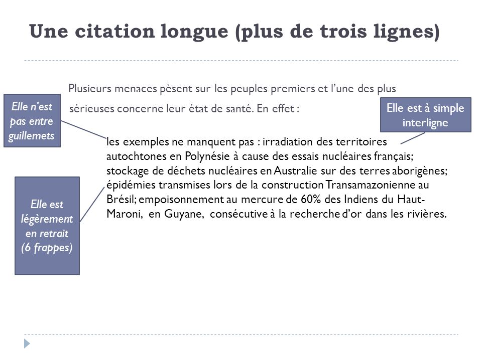 Comment Faire Une Citation Dans Un Document Ppt Telecharger