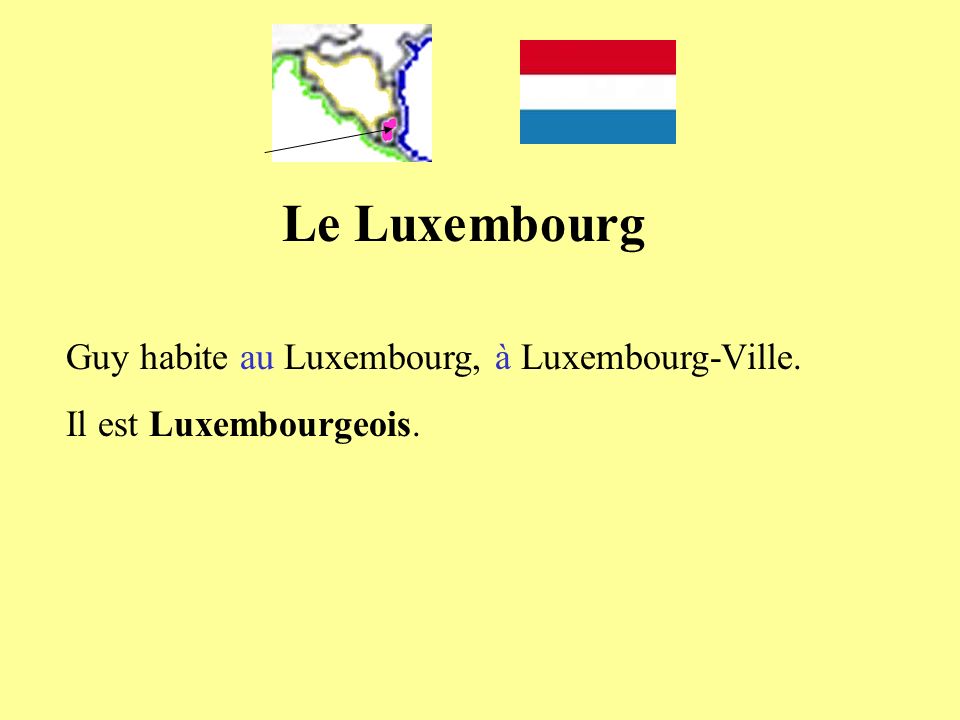 Le Luxembourg Guy habite au Luxembourg, à Luxembourg-Ville.