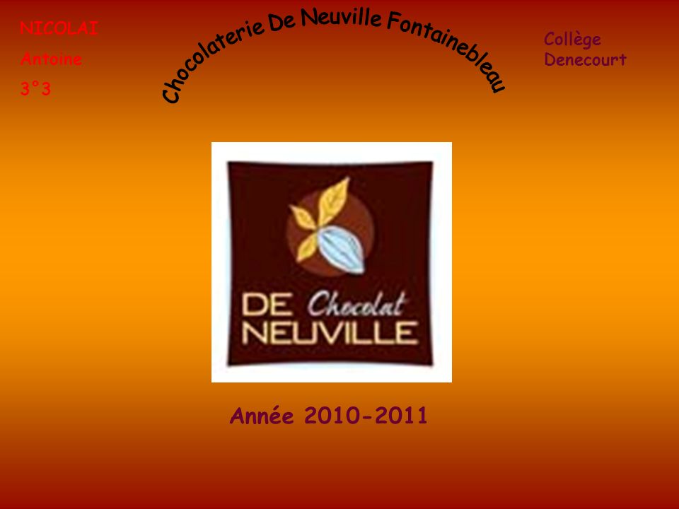 Chocolaterie De Neuville Fontainebleau