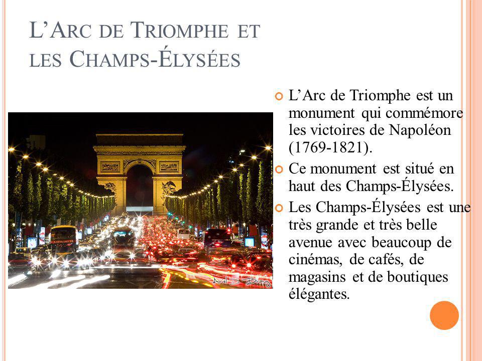 L’Arc de Triomphe et les Champs-Élysées