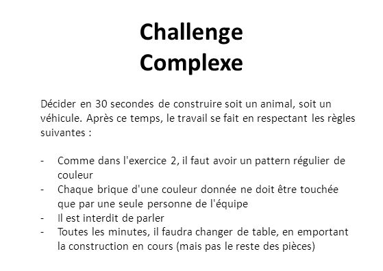 Challenge Complexe.
