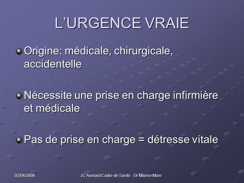 JC Aymard Cadre de Santé - Dr Marine More